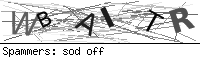 Captcha spam prevention image