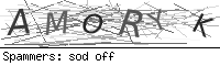 Captcha spam prevention image